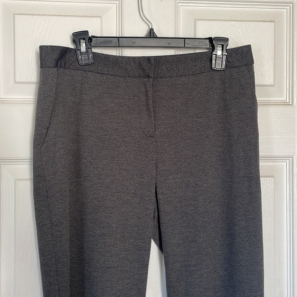 Antonio Melani grey charcoal business career work pants boot cut flare leg sz 8 - Picture 4 of 17